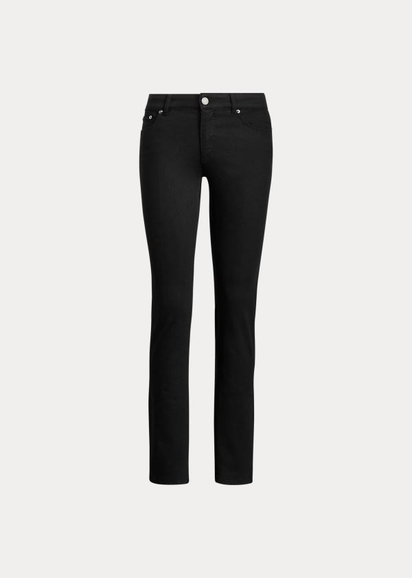 Calças Ralph Lauren Stretch Twill Straight Mulher 81056-UYEJ